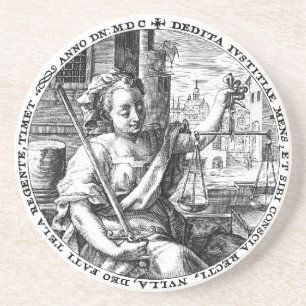 Skalen von Gerechtigkeit Getränkeuntersetzer