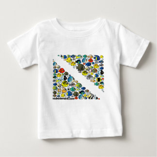 Skalierbare Taucherabwärtsflagge Baby T-shirt