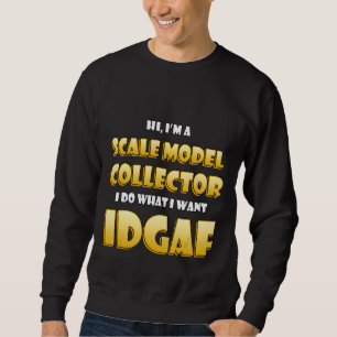 Skalierbares Modell Sammelradargerät seltene Samme Sweatshirt