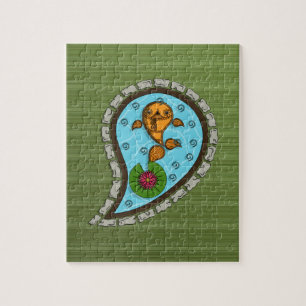 Skaliert das Goldfisch-Puzzle Puzzle