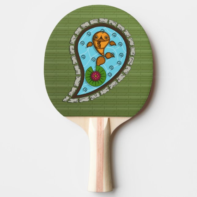 Skaliert das Goldfish Ping Pong Paddle Tischtennis Schläger (Vorderseite)