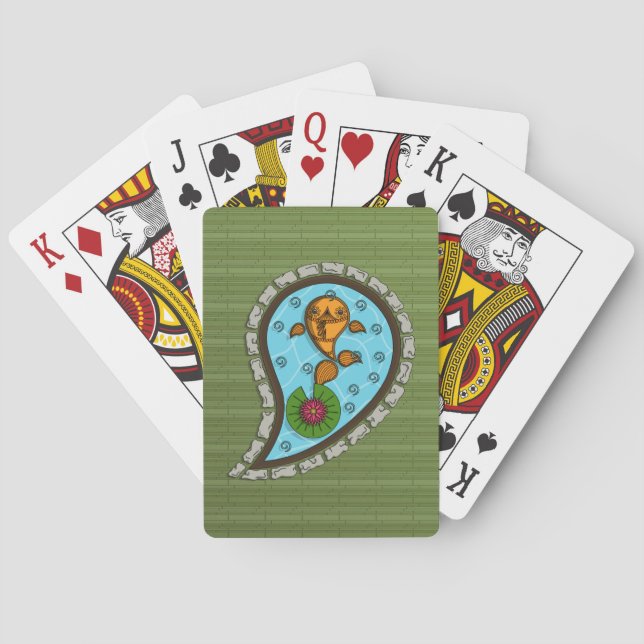 Skaliert die Goldfish Classic Spielkarten (Rückseite)