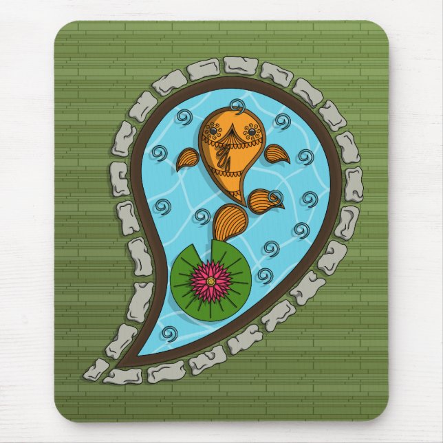 Skaliert die Goldfish-Mousepad Mousepad (Vorne)