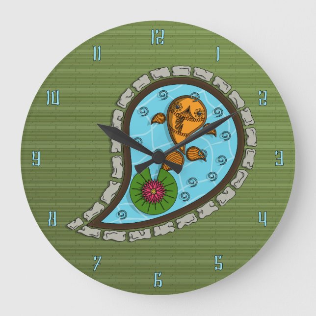 Skaliert die Goldfish Uhr (Vorderseite)