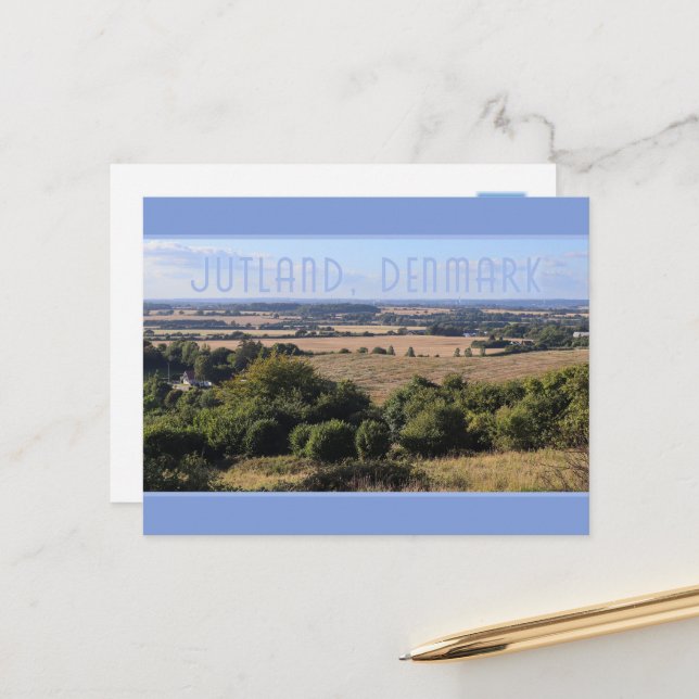 Skamlingsbanken, Südjütland, Dänemark Postkarte (Vorderseite/Rückseite Beispiel)