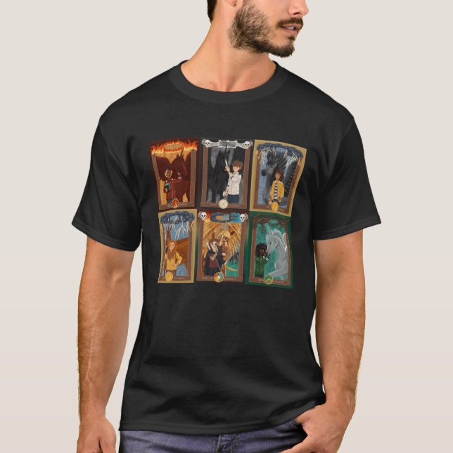 Skandar Character Portraits girl retro T-Shirt (Vorderseite)