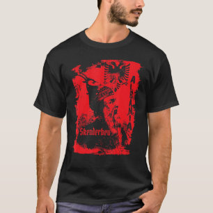 Skanderbeg Albanien und Kosovo-Flagge für stolze A T-Shirt