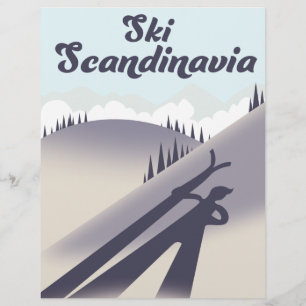 Skandinavien Briefbogen