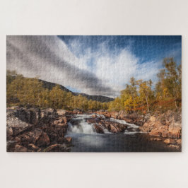 Skandinavien Herbstlandschaft Puzzle