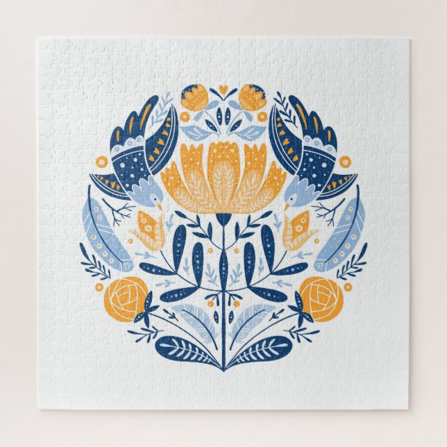 Skandinavien Kunst, Dichtung und Musik Puzzle (Vertikal)