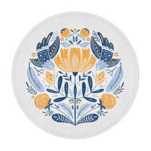 Skandinavien Kunst, Dichtung und Musik Schneidebrett