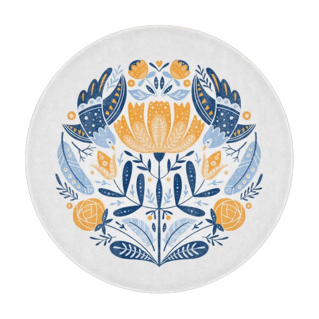 Skandinavien Kunst, Dichtung und Musik Schneidebrett (Vorderseite)