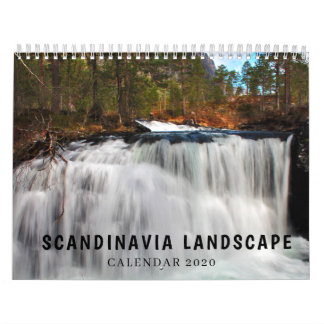 Skandinavien Landschaft Kalender