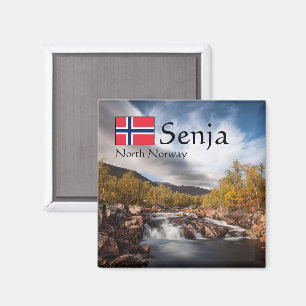 Skandinavien Landschaftliches Foto Magnet