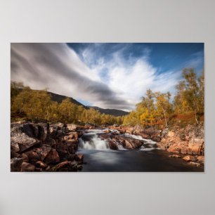 Skandinavien Landschaftliches Foto Poster