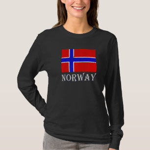 Skandinavien Nordisches Land Norwegische Flagge No T-Shirt