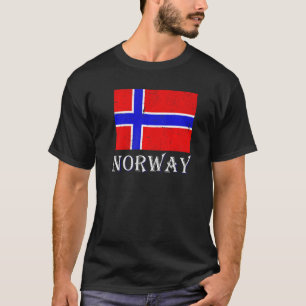 Skandinavien Nordisches Land Norwegische Flagge No T-Shirt