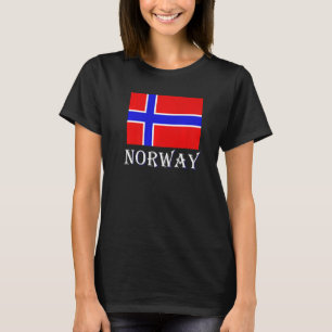 Skandinavien Norwegische Flagge Nordisches Land No T-Shirt