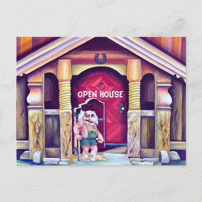 Skandinavien Open House Postkarte (Vorderseite)