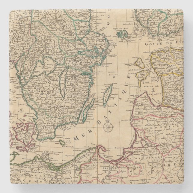 Skandinavien, Ostsee, Schweden, Dänemark Steinuntersetzer (Vorderseite)