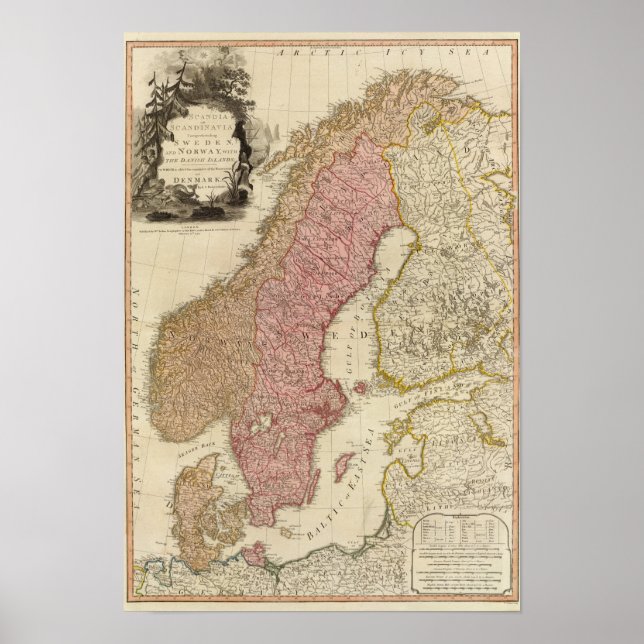 Skandinavien Poster (Vorne)