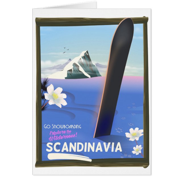 Skandinavien Reiseplakat (Vorne)