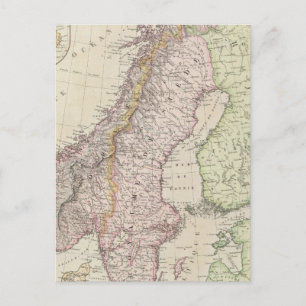 Skandinavien, Schweden Postkarte