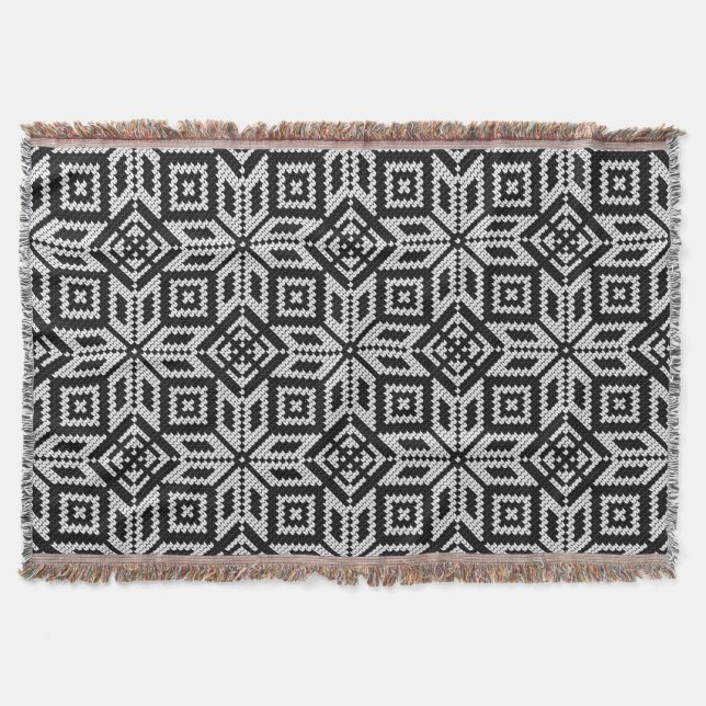 Skandinavien Selburose Weihnachtsmuster Decke (Vorderseite)