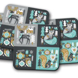 Skandinavien | Set für Weihnachten Untersetzer