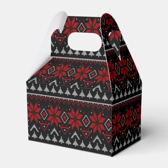 Skandinavien, Stricken Geschenkschachtel (Rückseite)