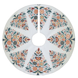 Skandinavien Weihnachtsbäume Kunst Polyester Weihnachtsbaumdecke