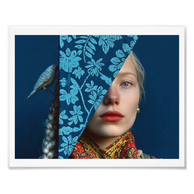 Skandinavien Winterurlaub Postkarte Fotodruck (Vorne)