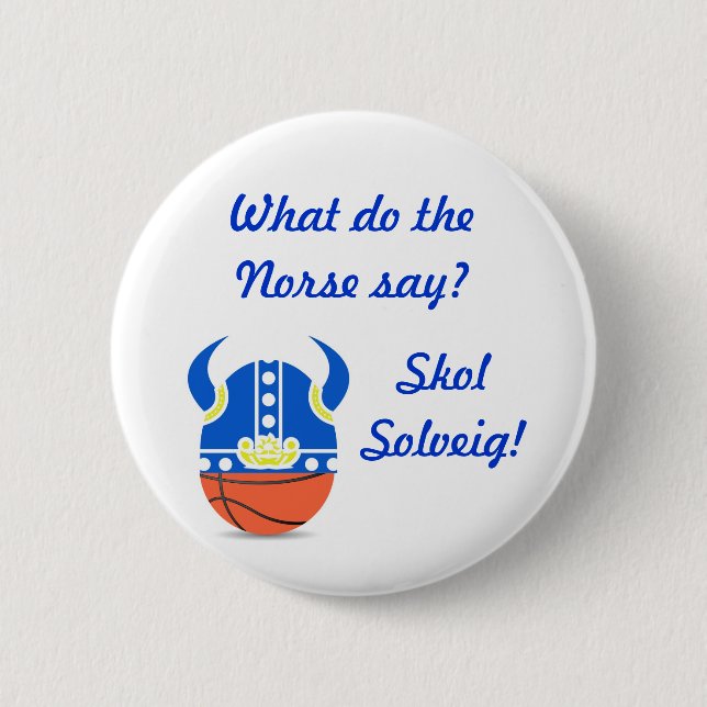 Skandinavier Bball Button (Vorderseite)