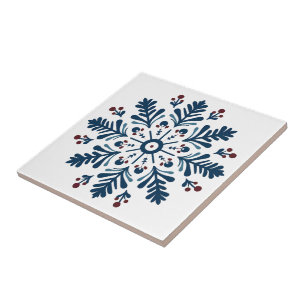 Skandinavier Blauer Kunstvolk Fliese