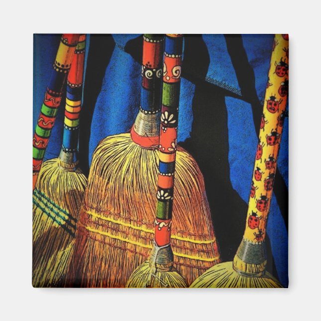 Skandinavier Brooms Magnet (Vorne)