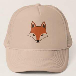 Skandinavier Cartoon Fox Face Truckerkappe
