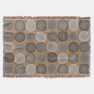 Skandinavier Circle Dots Mandala Muster 3 Decke