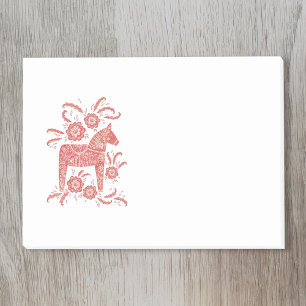 Skandinavier Dala Horse Post-it Klebezettel