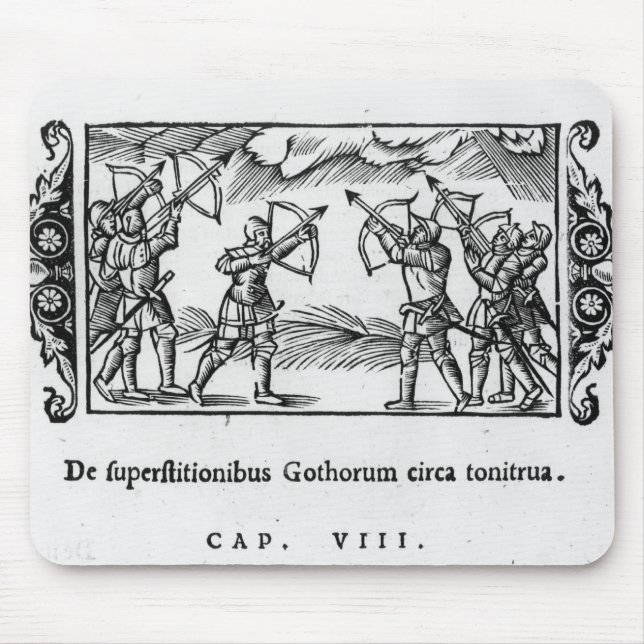 Skandinavier, die ihre Pfeile verwenden Mousepad (Vorne)