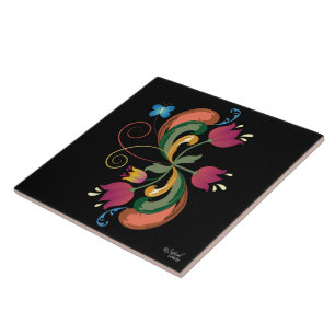 Skandinavier Folkloredekloster Fliese