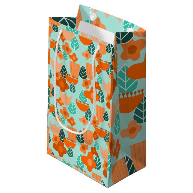 Skandinavier Frühling Kleine Geschenktüte (Vorderseite Schrägansicht)