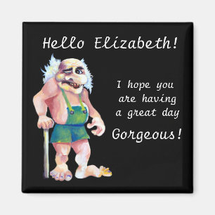 Skandinavier Funny Looking Liebe Troll Magnet