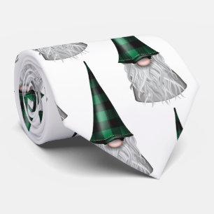 Skandinavier Gnome in Buffalo Karierte Krawatte