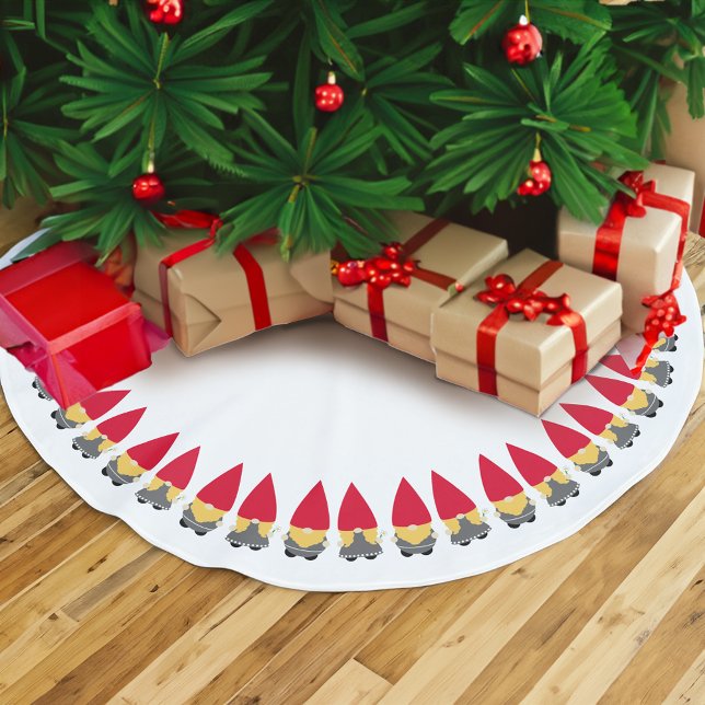 Skandinavier Nisse Folk Polyester Weihnachtsbaumdecke (Von Creator hochgeladen)