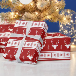 Skandinavier Rentier Geschenkpapier