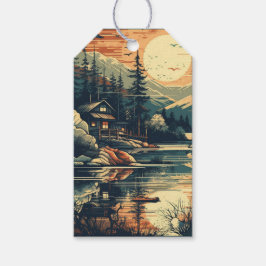 Skandinavier Retro Art Zuhause Geschenkanhänger