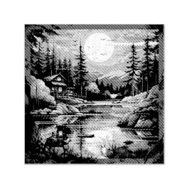 Skandinavier Retro Art Zuhause Permastempel