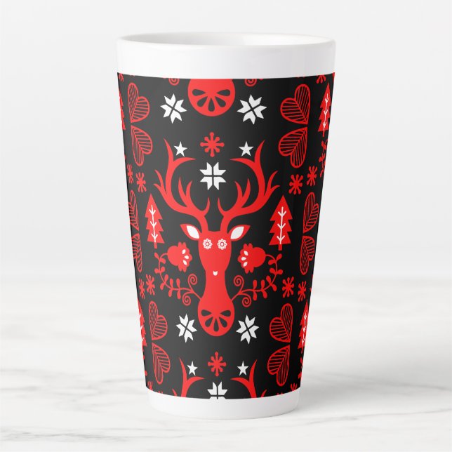 Skandinavier Rotweihirsch Milchtasse (Vorderseite)