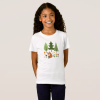 Skandinavier Style Fox Blume Tree Illustration