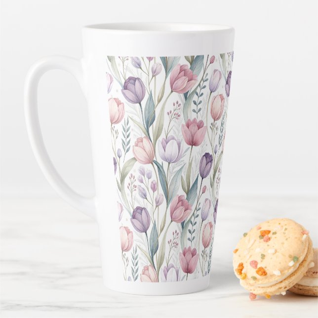 Skandinavier Tulip Blumenmuster Milchtasse (Beispiel)